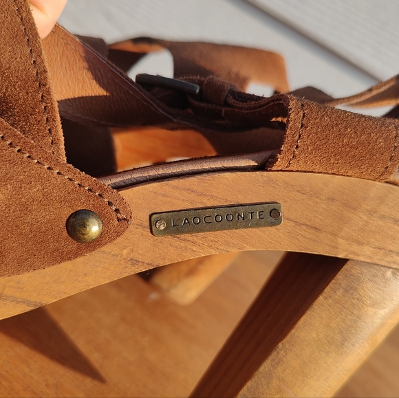 Laocoonte wooden platform block heels - Picture 3 of 9